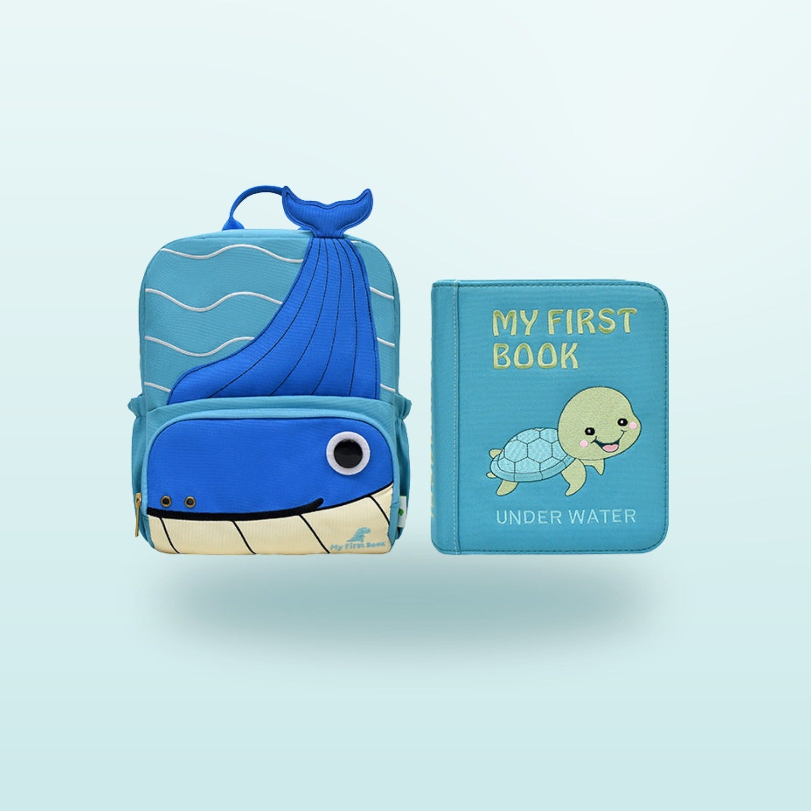 My First Book Unter Wasser Quiet Book mit Rucksack Set