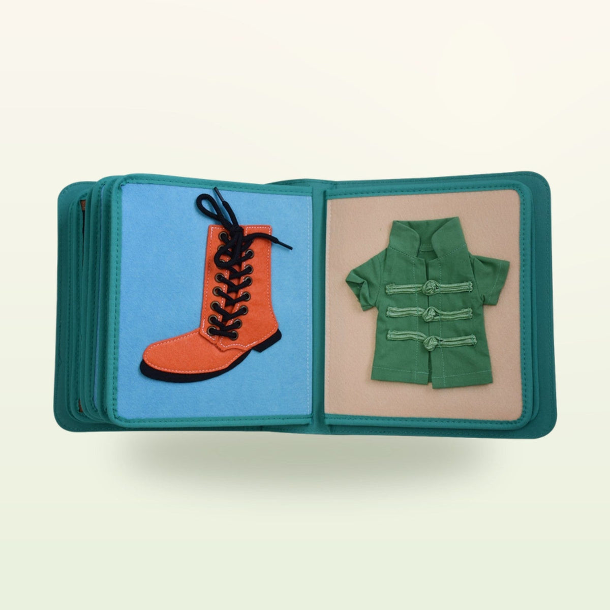 My First Book Guardaroba (verde) + Set con zainetto