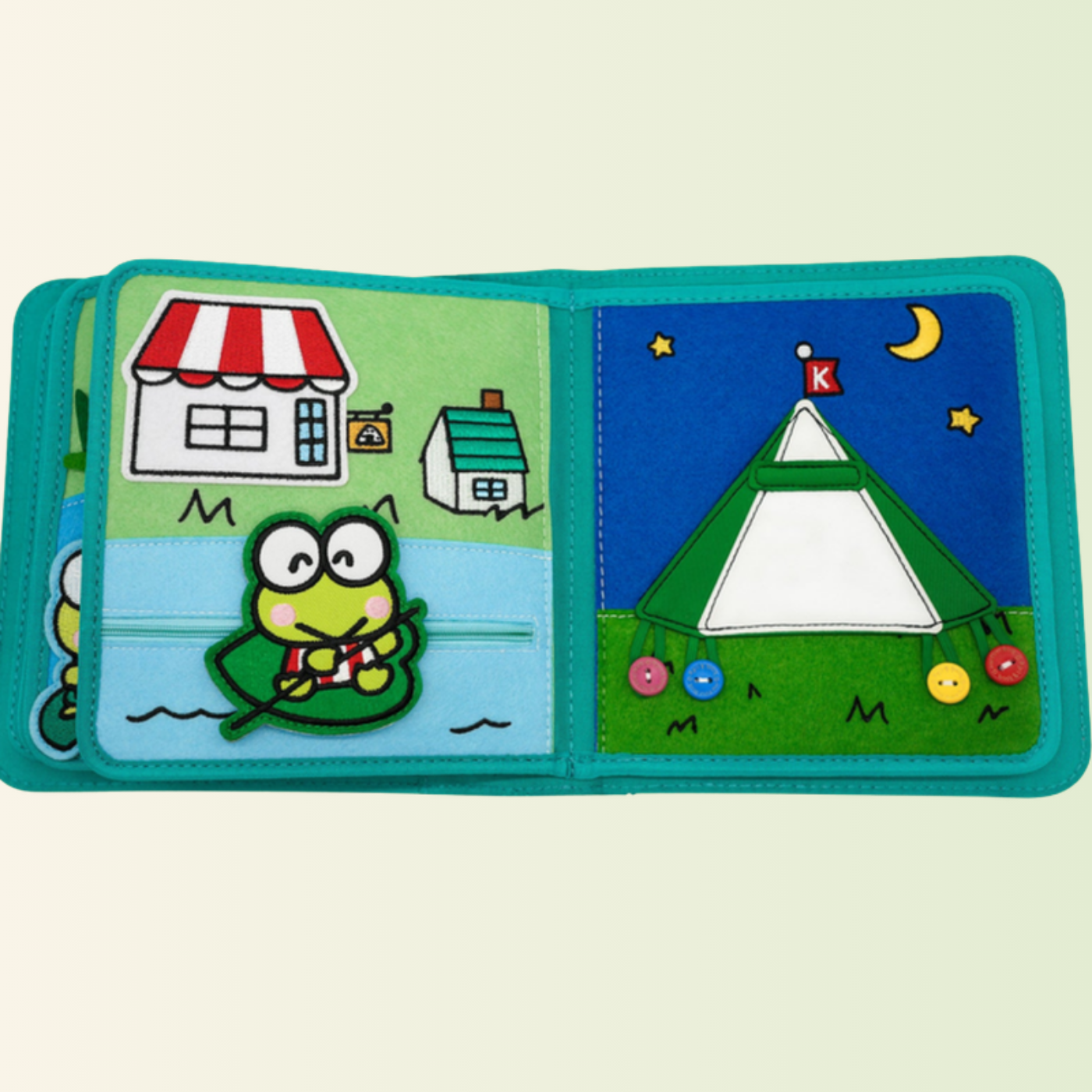 My First Book Keroppi + Rucksack Set