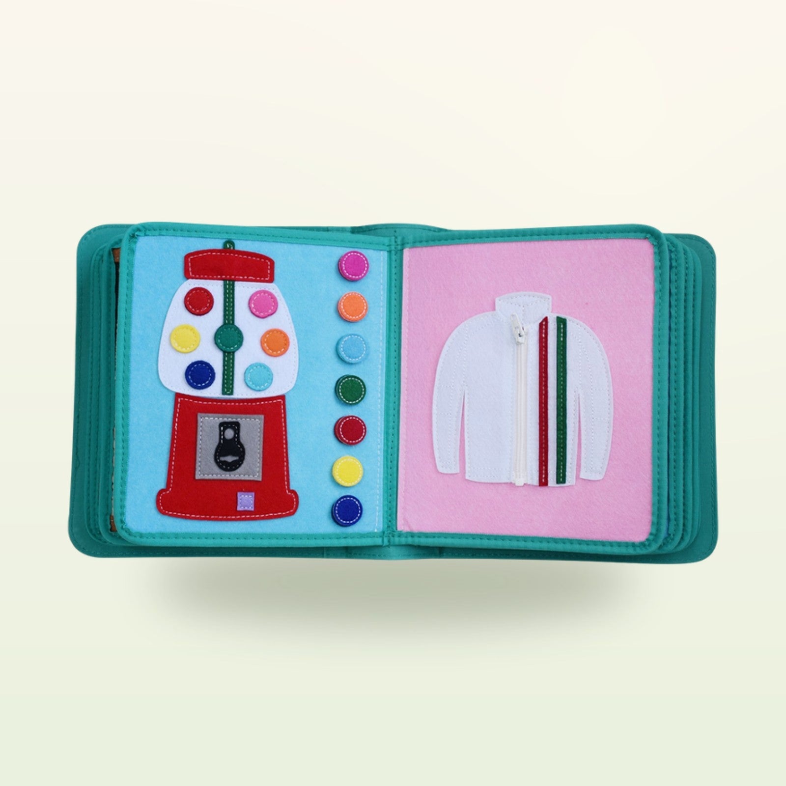 My First Book Kleiderschrank (lila) + Rucksack Set