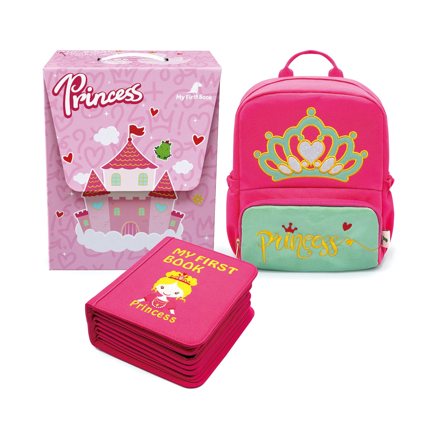 Quiet Book Princess inkl. Rucksack