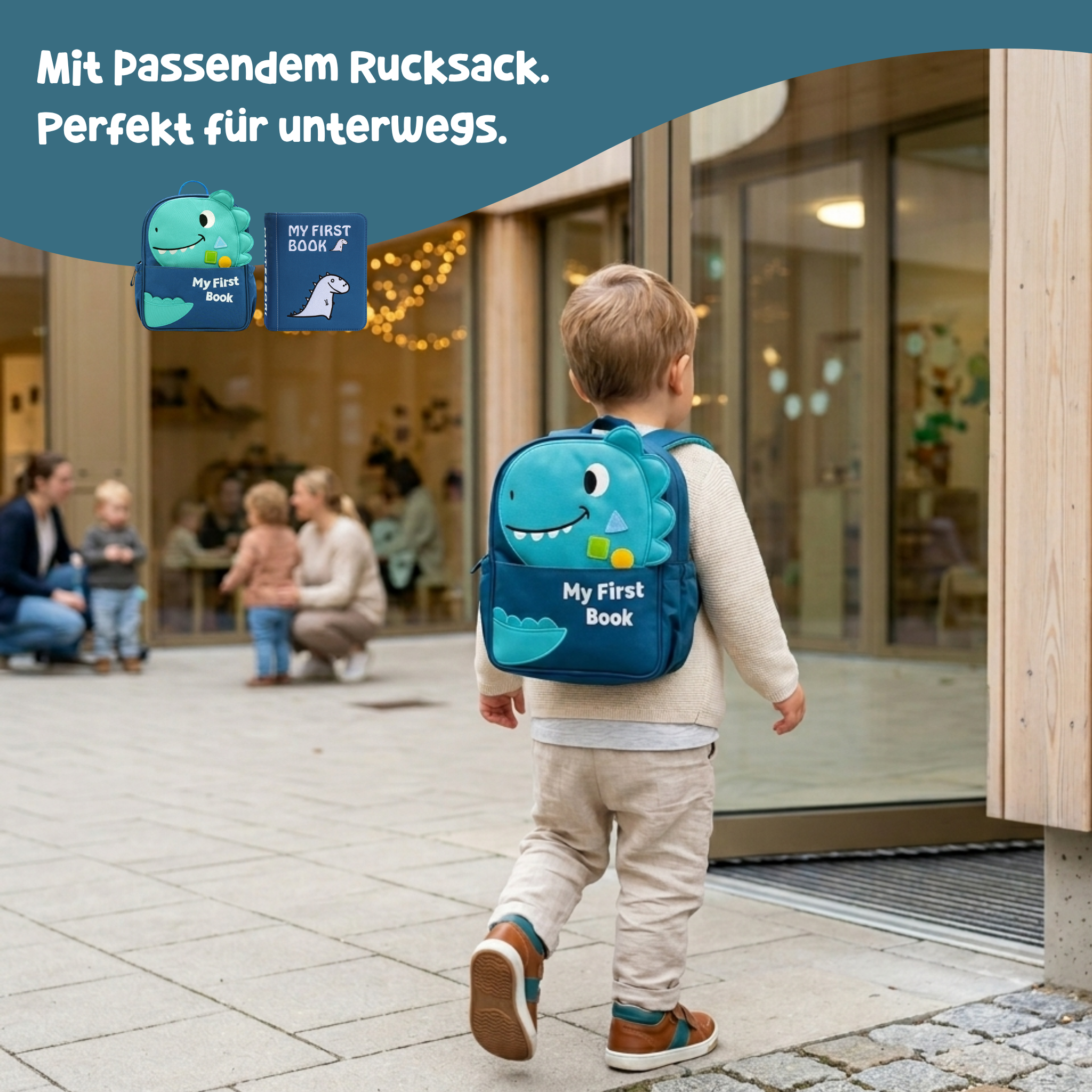 My First Book Mein Alltag (blau) - Quiet Book