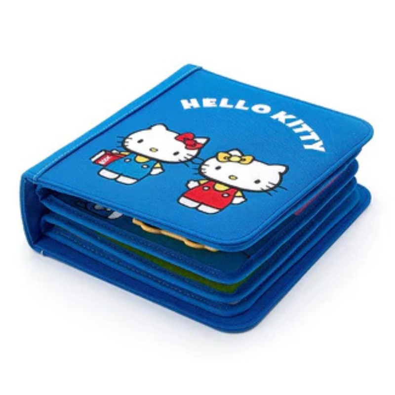 Quiet Book Hello Kitty inkl. Rucksack (blau)