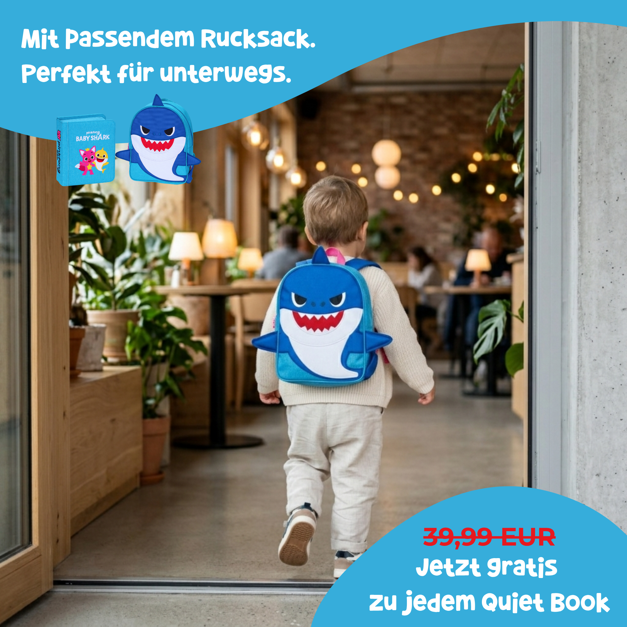 My First Book Baby Shark (Papa) - Quiet Book