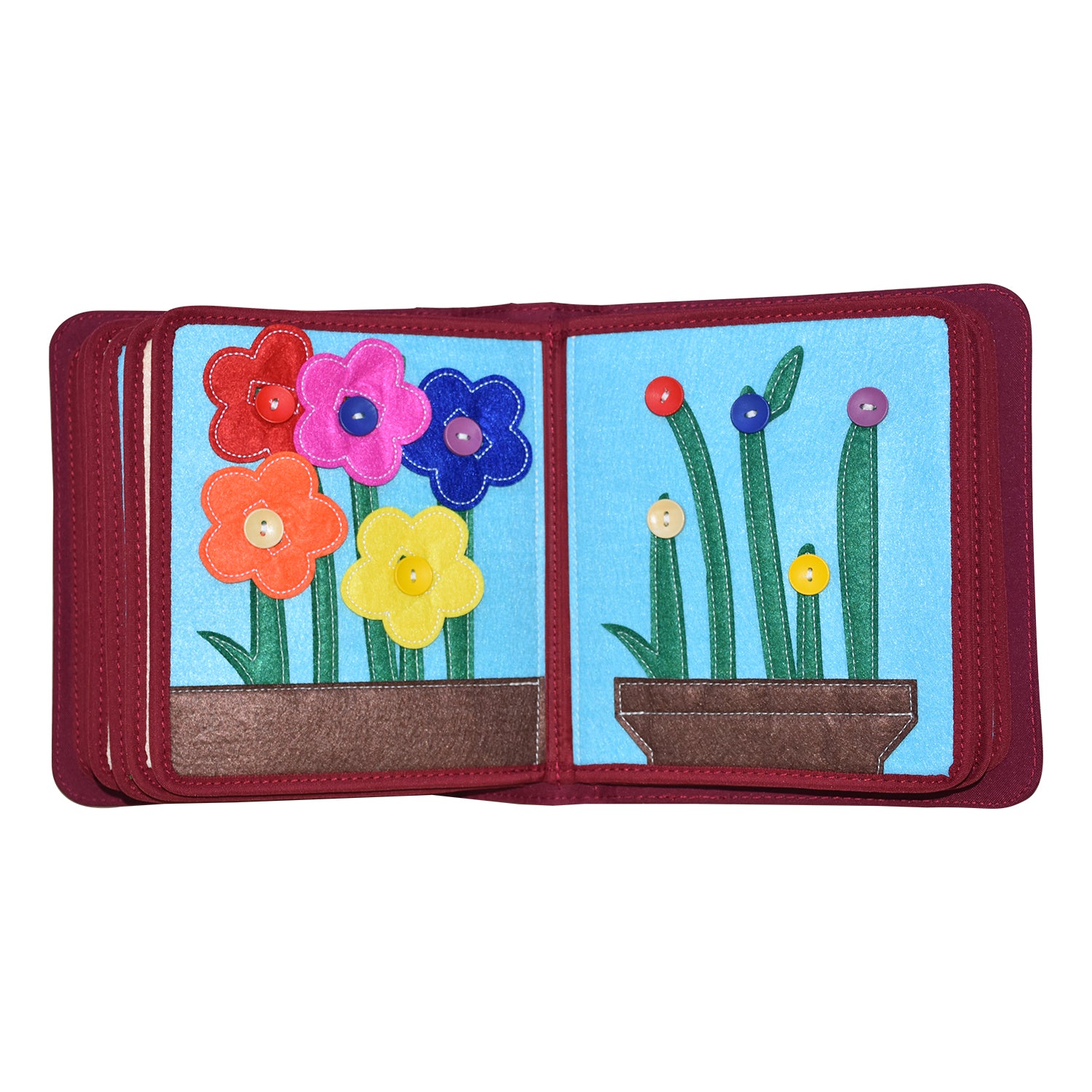 My First Book Mein Alltag (rot) - Quiet Book Set