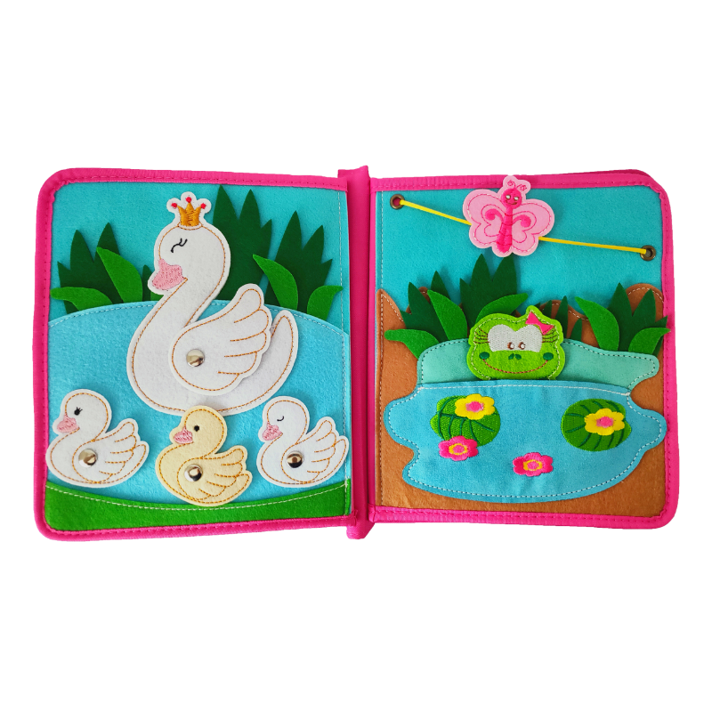 Quiet Book Princess including backpack