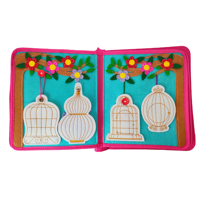 Quiet Book Princess including backpack