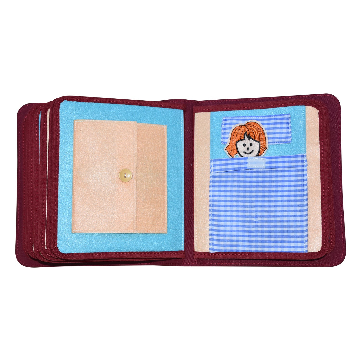 My First Book Mein Alltag (rot) - Quiet Book Set