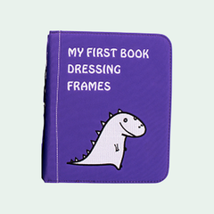 My First Book Kleiderschrank (lila) - Quiet Book