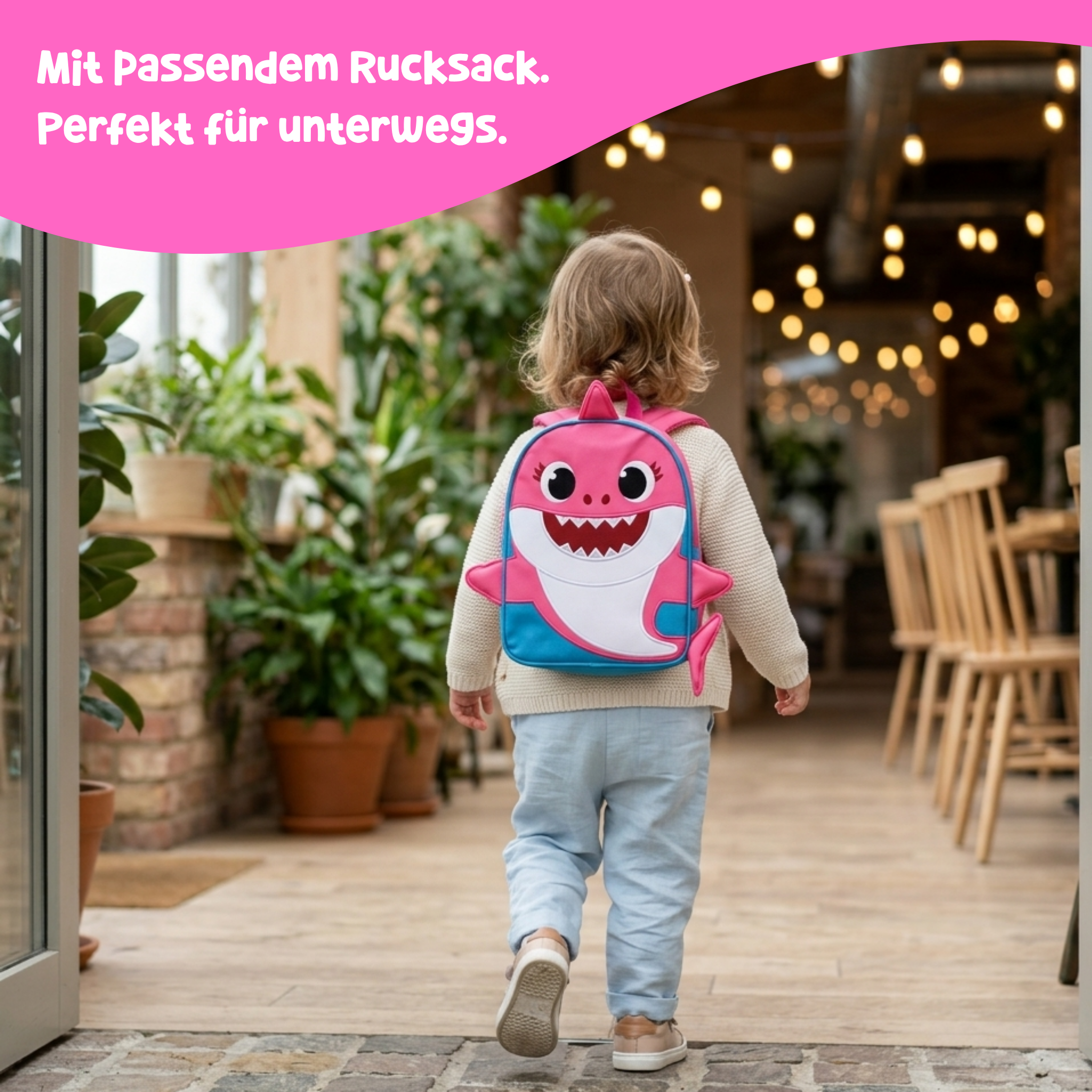 Quiet Book Baby Shark (Mom) incl. Backpack