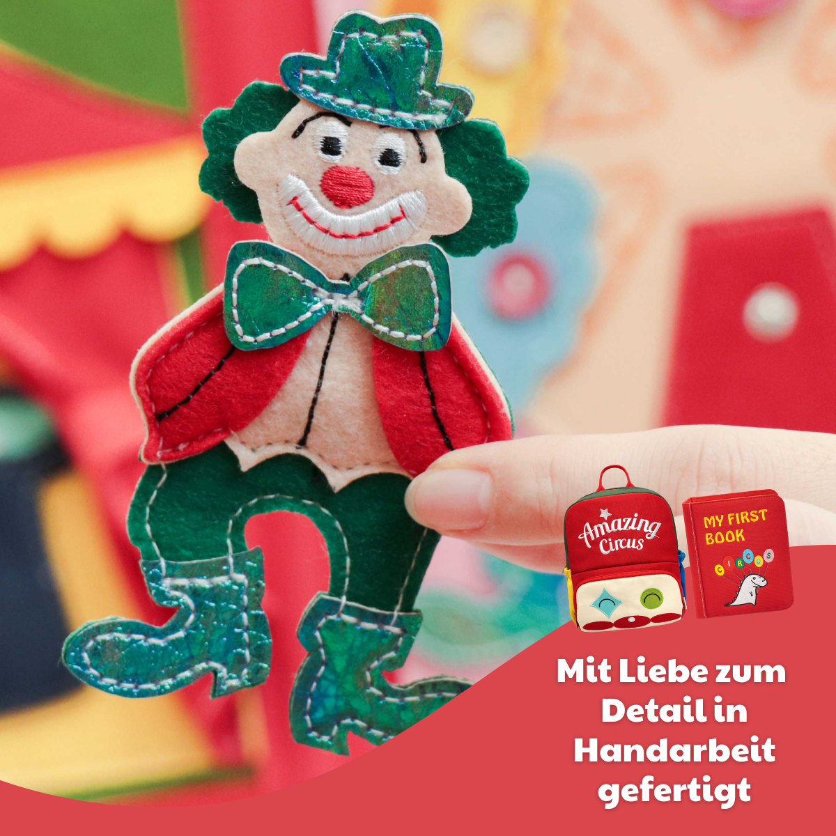 My First Book Amazing Circus - Quiet Book Set