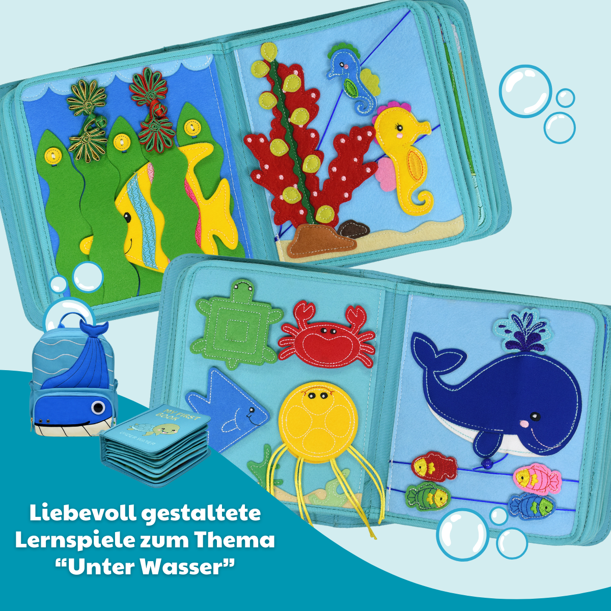 My First Book Under Water - Quiet Book Set