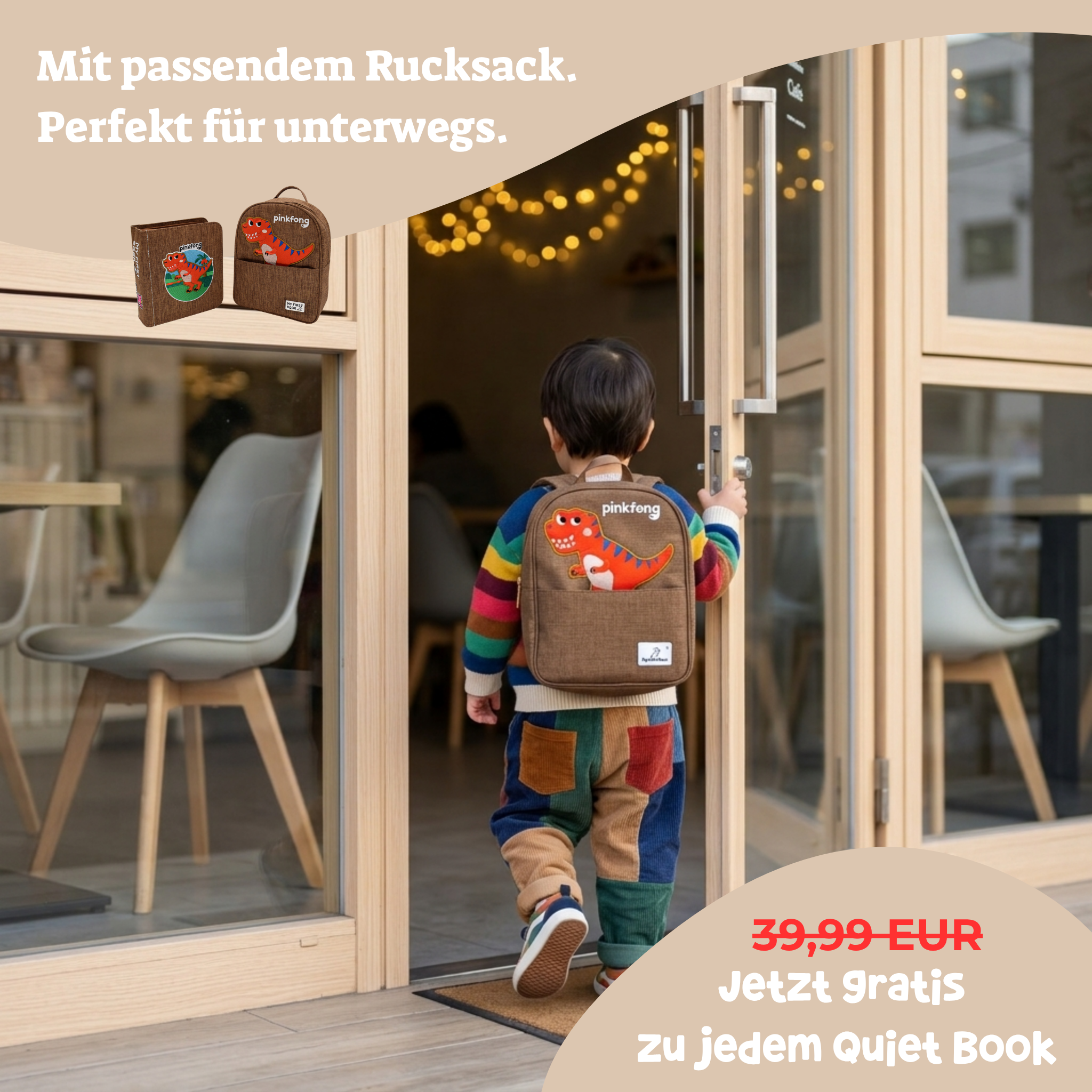 My First Book T-Rex - Quiet Book