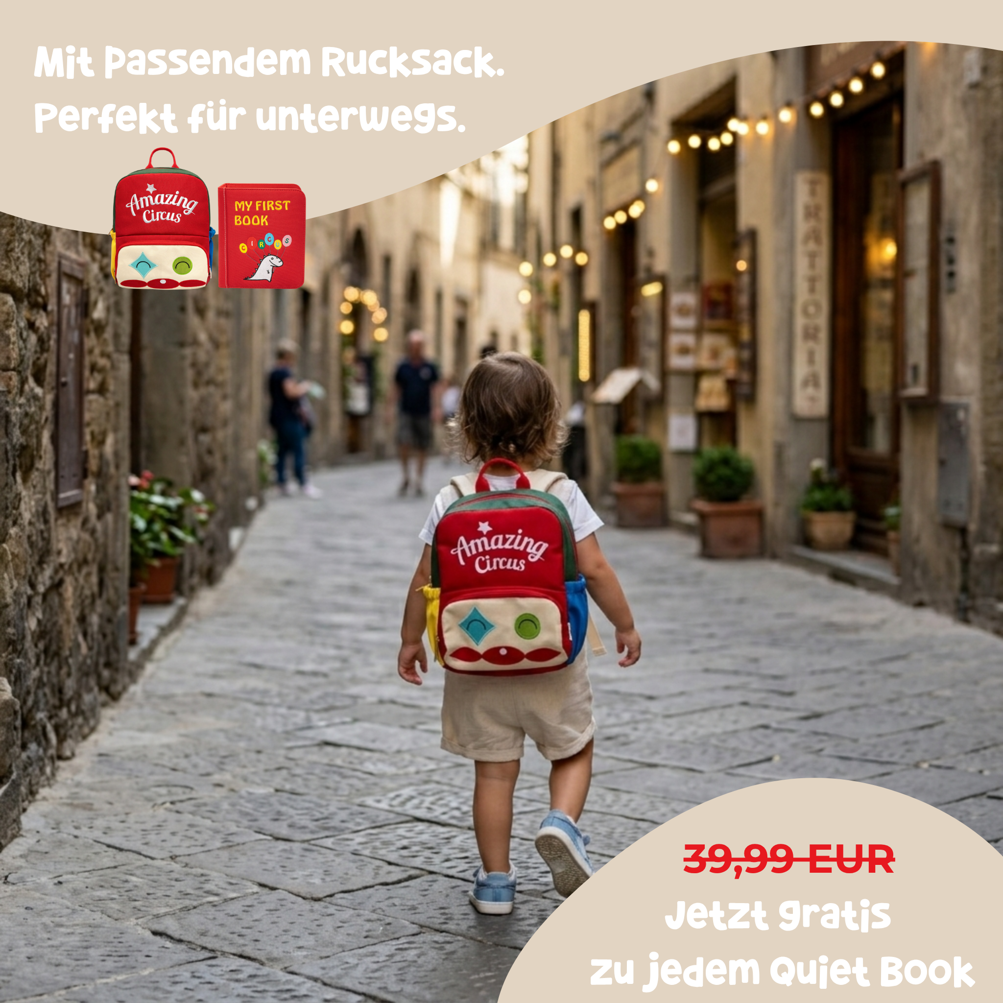 My First Book Amazing Circus - Quiet Book