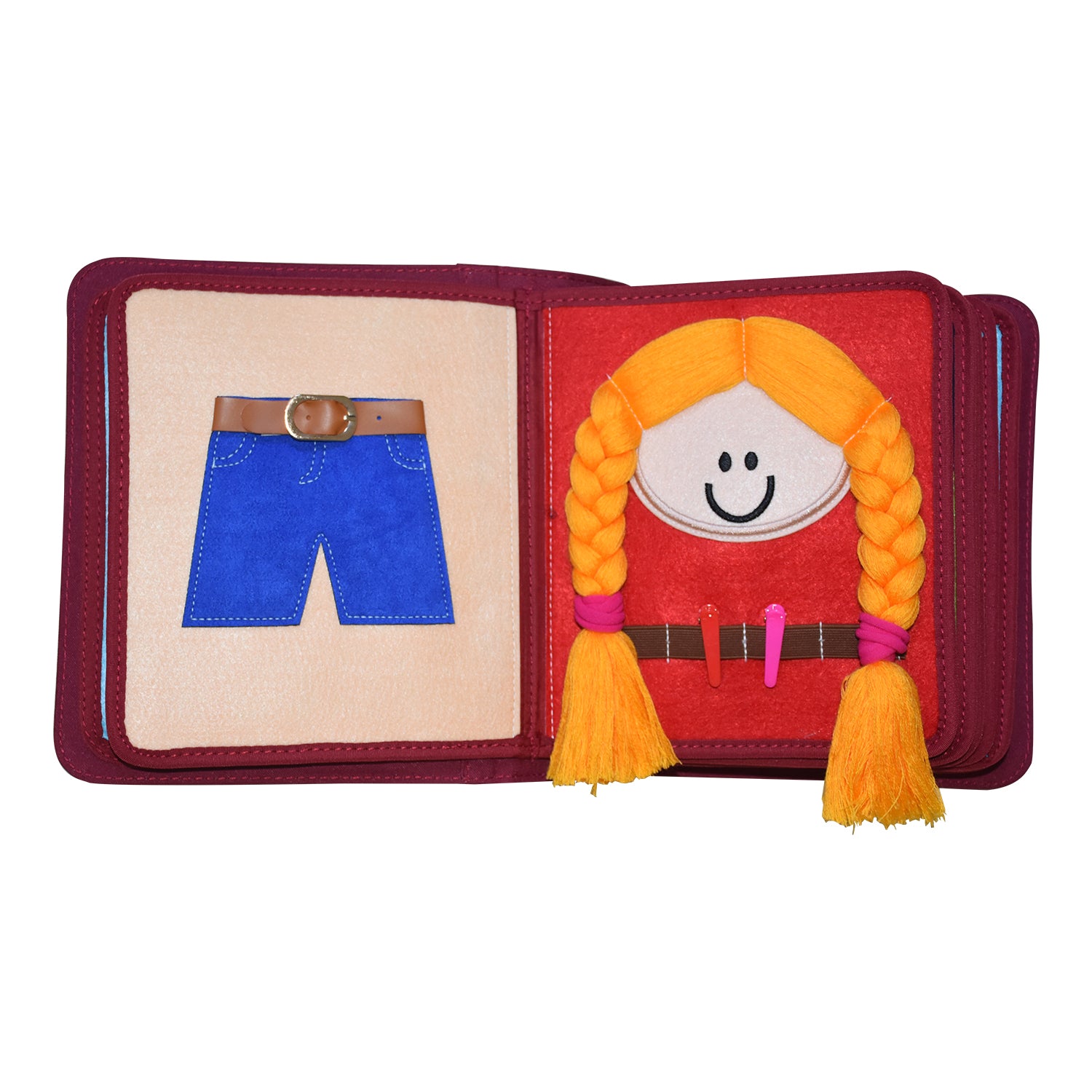 My First Book Mein Alltag (rot) - Quiet Book Set