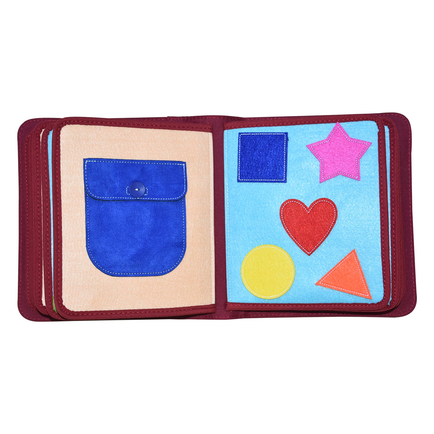 My First Book Mein Alltag (rot) - Quiet Book Set