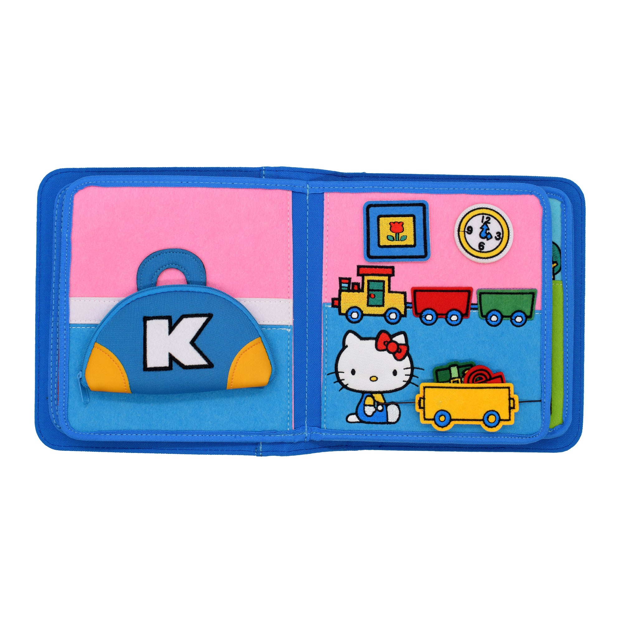 My First Book Hello Kitty (blau) - Quiet Book Set