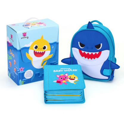 Baby Shark Buch und Rucksack