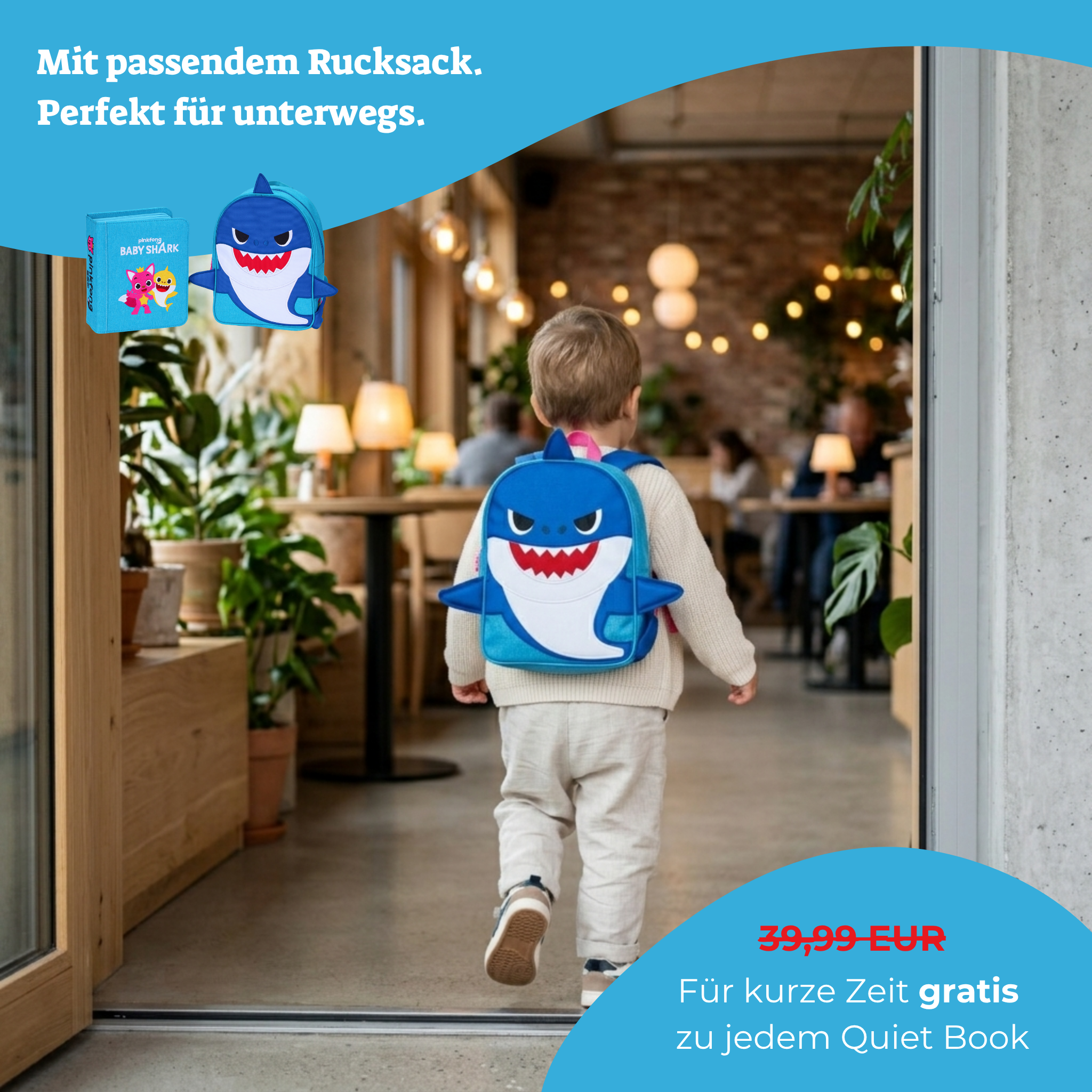 My First Book Baby Shark (Papa) - Quiet Book