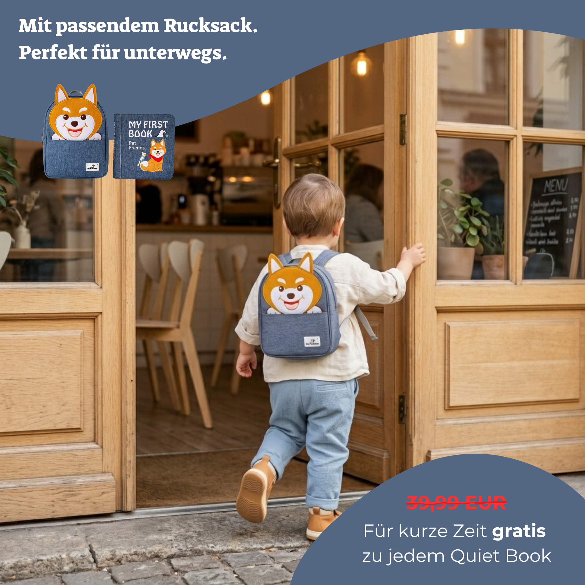 My First Book Pet Friends - Quiet Book