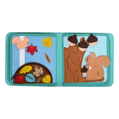 Eichhörnchen zum interaktiven spielen im My First Book Nordic Forest Buch