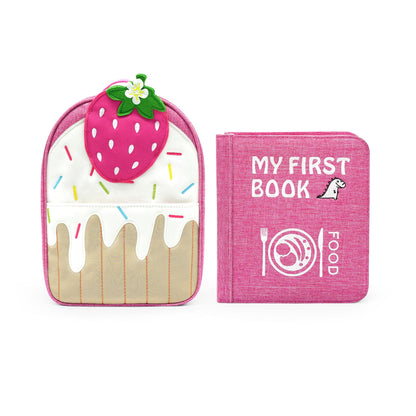 My First Book Food (rosa) - Quiet Book Set