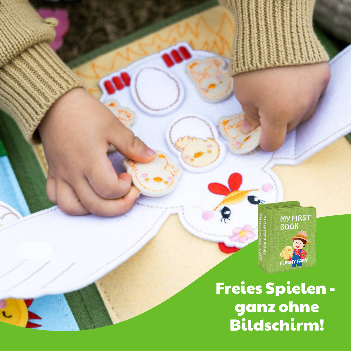 My First Book Busy Farm - Quiet Book Set